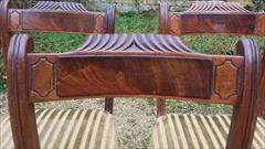set of 8 Regency mahogany antique dining chairs6.jpg